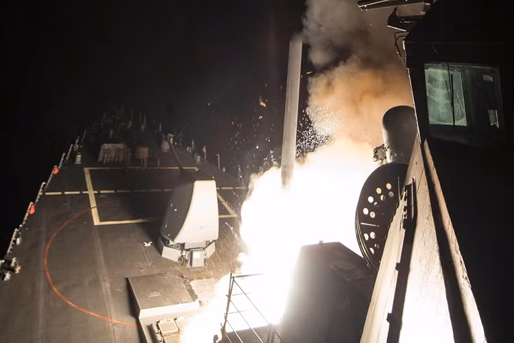 Suc manh quan su cac cuong quoc vua khong kich Syria