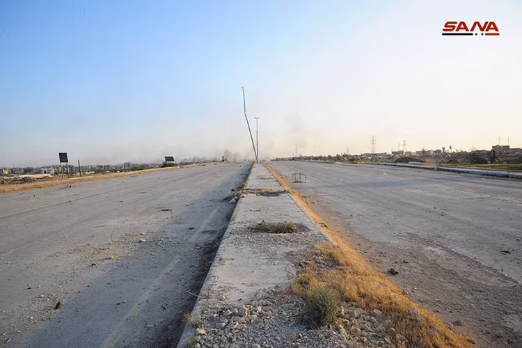 Ở thời điểm hiện tại, chính quyền Damascus đã gần như hoàn tất chiến dịch “Thép Damascus” với mục tiêu chính là giải phóng hoàn toàn phía đông thủ đô Syria. Ảnh: Sana.