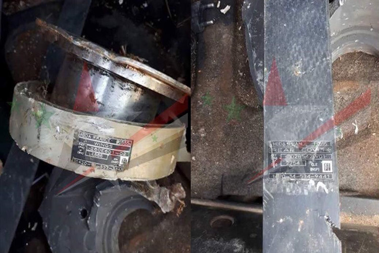 Theo nhiều nguồn tin chưa xác minh, hầu hết tên lửa hành trình của Anh và Pháp mà cụ thể là tên lửa tấn công chính xác Storm Shadow (SCALP EG) và tên lửa hành trình hải quân MdCN đều bị bắn hạ khi chưa kịp đến mục tiêu. Đây có thể được xem là thất bại đau đớn nhất của NATO kể từ Chiến tranh Lybia vào năm 2011. Hình ảnh mảnh vỡ của một tên lửa của Anh và Pháp bị bắn hạ trong đêm 14/4. Nguồn ảnh: Syria News.