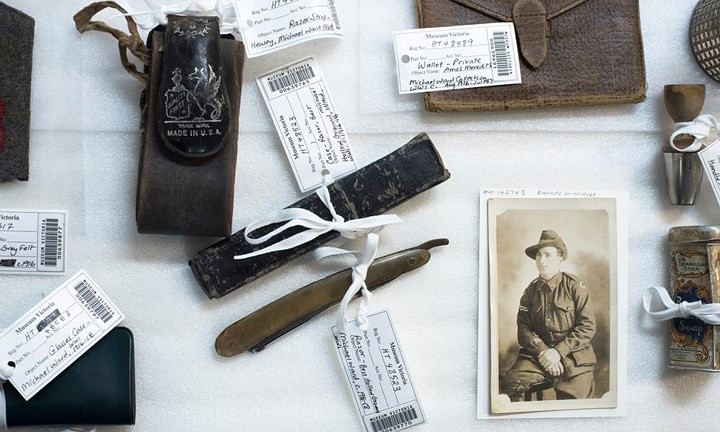 Toàn bộ kỷ vật liên quan đến binh nhì Ward được Bảo tàng Melbourne mua lại và trưng bày từ năm 2016.
