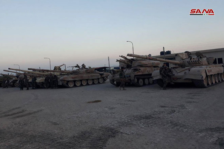 Truyền thông Syria cũng tiết lộ rằng, trong 3 năm qua, một số lượng lớn các tay súng Jaysh al-Islam tại Đông Qalamun đã bí mật hợp tác với Quân đội Syria chống lại IS trong giai đoạn từ năm 2014 đến năm 2017. Thậm chí họ cũng không tuân lệnh các thủ lĩnh cấp cao của Jaysh al-Islam và hoạt động như một nhóm vũ trang độc lập. Ảnh: SANA.