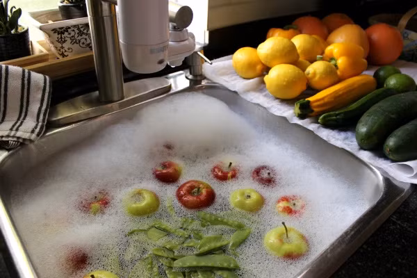 Đối với các loại củ quả ăn trực tiếp không qua chế biến thì nên gọt sạch vỏ bên ngoài để hạn chế nguy cơ ngộ độc thực phẩm.