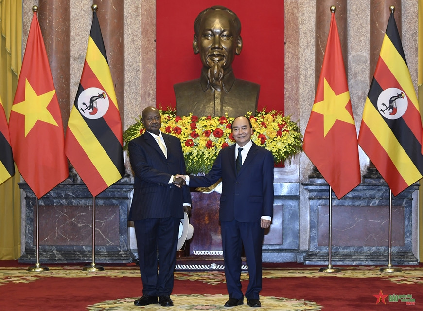 Le don chinh thuc Tong thong Uganda tai Phu Chu tich-Hinh-4