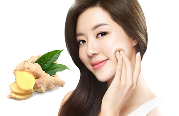 Bạn có thể thay muối bằng gừng - loại gia vị có tác dụng thon gọn mặt, tan mỡ thừa tích tụ ở vùng mặt nếu biết dùng đúng cách. Ảnh: eothondangdep.