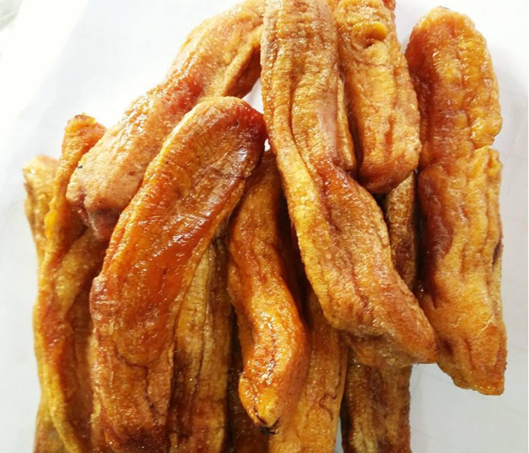 Mứt chuối cũng là loại mứt được nhiều người yêu thích trong dịp Tết. Ảnh: giadinh.