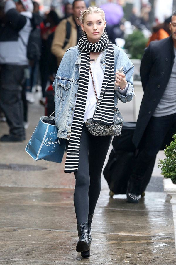 Bên cạnh đó, bạn có thể kết hợp boots cổ ngắn với quần legging để khoe trọn đôi chân và body thu hút của bạn một cách khéo léo. Ảnh: phunu8.