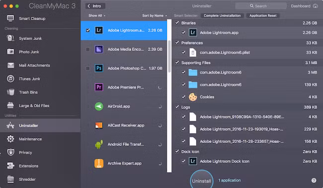 Để thiết bị có thể chạy nhanh hơn, bạn nên gỡ bớt các phần mềm chưa sử dụng bằng Control Panel hoặc các ứng dụng của bên thứ ba như IObit Uninstaller, CleanMyMac, CCleaner…