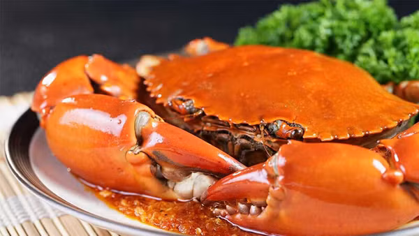 Thịt cua còn chứa omega-3, đặc biệt thành phần selen có tác dụng giảm tác hại của những tác nhân gây ung thư như cadmium, arsenic, bạc và thủy ngân. Với những lợi ích sức khỏe của cua, các nhà khoa học khuyên nên ăn chúng 2-3 lần/tuần.