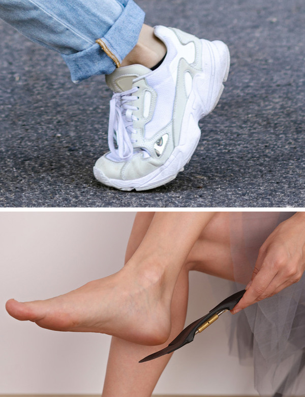 Giày có đế quá mềm. Thật bất ngờ, những đôi giày đế mềm, dẻo có thể mang lại nhiều tác hại hơn so với loại đế phổ thông. Cảm giác mềm mại có thể ảnh hưởng đến dáng đi, khiến bạn dễ đối diện với những cơn đau chân tồi tệ.