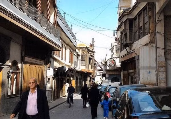 Một góc phố nhỏ ở Damascus.