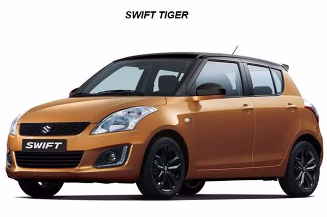 Trên phiên bản đặc biệt, chiếc xe nổi bật với dòng chữ “Tora” (dịch sang tiếng Anh là “Tiger”) được thiết kế nằm ngay cạnh cột C và phần đuôi xe cũng được “điểm” thêm hình đầu hổ ấn tượng bên góc phải.