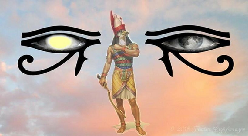 Biểu tượng đôi mắt thần Horus cũng được các chuyên gia tìm thấy dưới lớp vải liệm thứ 12 của xác ướp pharaoh Tutankhamun.