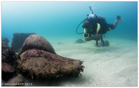 Theo giả thuyết này, tàn tích cung điện của Nữ hoàng Cleopatra nằm ở dưới đáy biển thay vì đất liền.