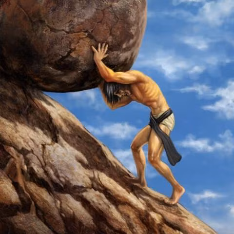 Sau đó, ông xin vị thần này cho trở về trần thế để trừng trị người vợ bội bạc. Thương cảm cho Sisyphus, Persephone cho vị vua gian xảo này quay trở về cõi trần. Nhờ vậy, Sisyphus tiếp tục cuộc sống vương giả của bậc đế vương.