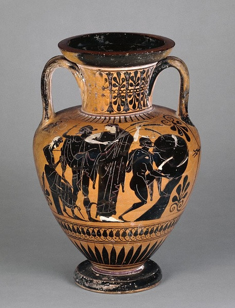 Khi đến chỗ vua Sisyphus, Thanatos bị ông hoàng này lừa và xích lại. Do đó, vị thần được Zeus cử đi trở thành tù nhân của nhà vua Ephyra. Lúc biết chuyện, thần Zeus nổi giận nên ra lệnh cho thần chiến tranh Ares xuống giải thoát cho Thanatos và bắt Sisyphus.