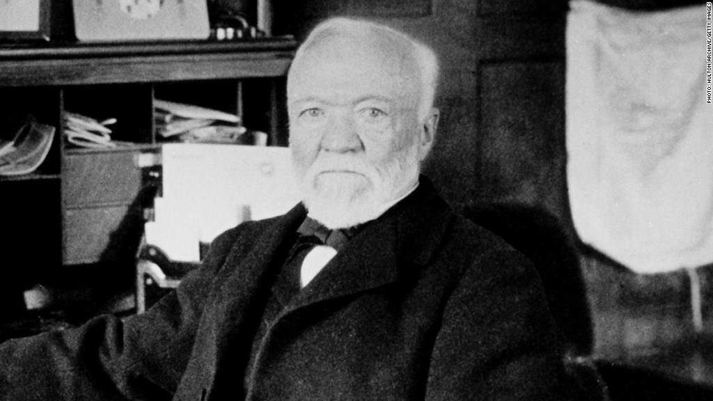 Vào ngày 11/8/1919, đại gia ngành thép Carnegie qua đời. Theo di nguyện của ông, số tiền trị giá 30 triệu USD trong khối tài sản của đại gia này được quyên góp cho các quỹ, tổ chức từ thiện.