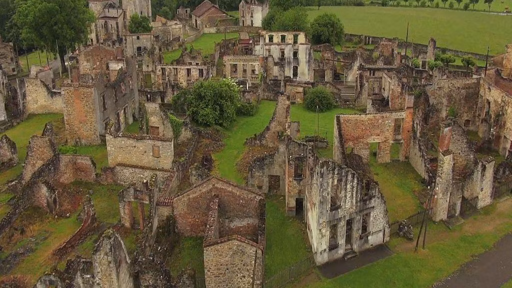  Thị trấn "ma" Oradour-Sur-Glane ở Pháp là nơi gợi nhớ ký ức kinh hoàng của người dân địa phương về hành động tàn ác của Đức quốc xã trong Thế chiến 2.