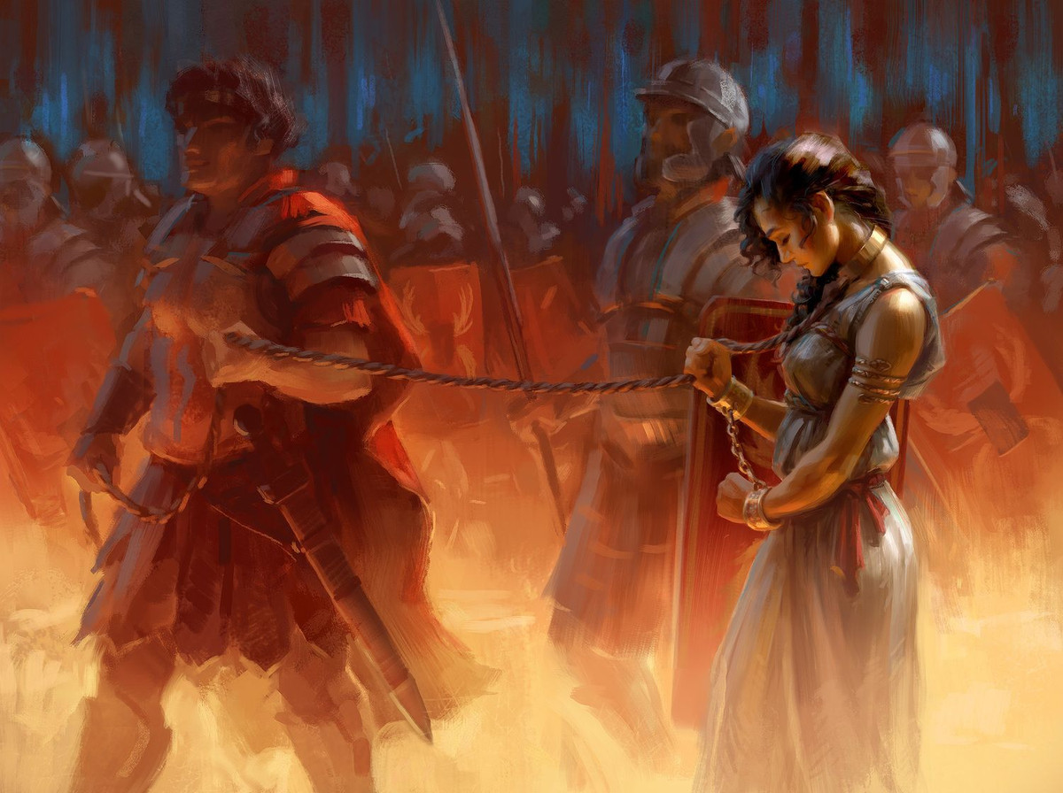 Từng là một nữ hoàng quyền lực và cao quý, Zenobia phải đeo dây xích và bị dắt đi khắp các con phố ở Rome khi trở thành tù binh của kẻ thù. Một số tài liệu viết rằng, Zenobia chết ở Rome trong năm đó. Nguyên nhân tử vong của bà là một ẩn số.