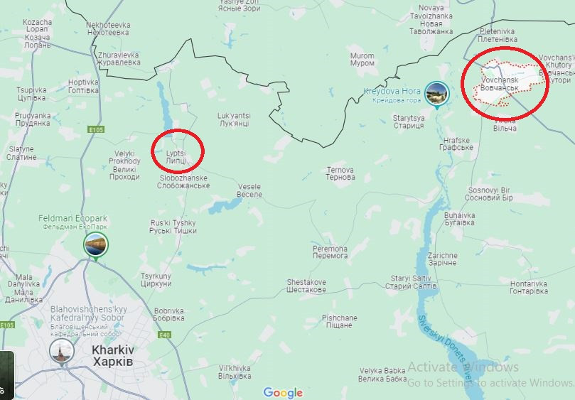 Như nguồn tin này gợi ý, Quân đội Nga đã bất ngờ phát động một cuộc tấn công tổng lực theo hai hướng: một hướng tới Kharkov, hướng kia tới Volchansk và dọc theo sông Seversky Donets hướng về phía Kupyansk.