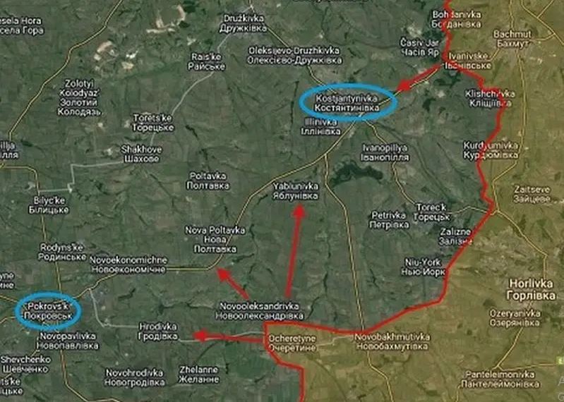 Do thiếu sự hỗ trợ về mặt địa hình, thành phố Pokrovsk cách Ocheretine 30 km về phía tây rõ ràng đang ở thế khó phòng thủ. Hơn nữa, chiến lược vừa rút lui vừa chờ hỗ trợ từ phía sau của Quân đội Ukraine rõ ràng không thể ngăn chặn được cuộc tấn công của Nga. 