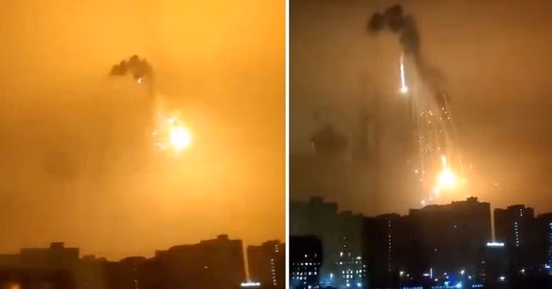 Còn theo truyền thông Ukraine, thì không phải máy bay Su-27 của Không quân Ukraine bị bắn rơi, mà đó là một tên lửa hành trình của Nga bị phòng không Ukraine bắn hạ. Thông tin này có vẻ đáng tin cậy, vì hiện tại các sân bay của Ukraine đã bị hỏa lực tên lửa của Nga làm tê liệt. Nguồn ảnh: Foxt.