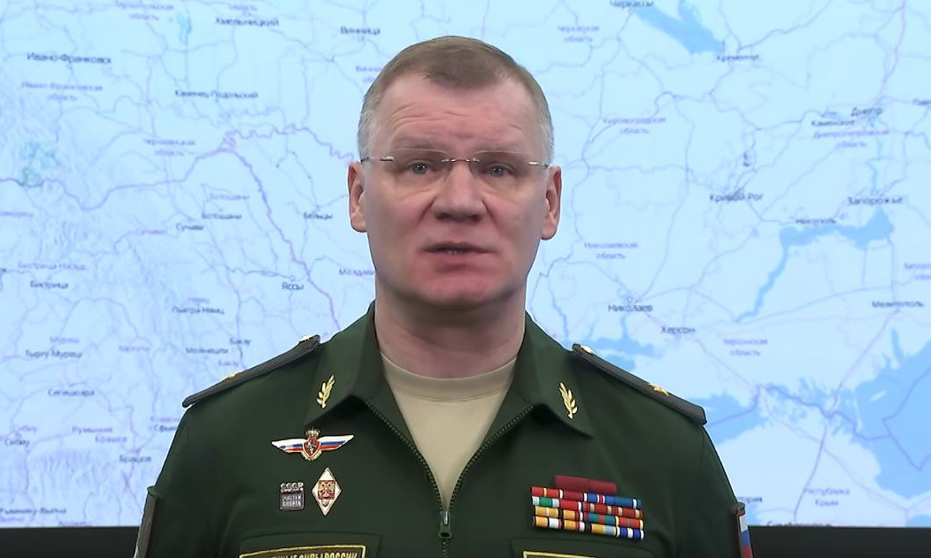 Thiếu tướng Konashenkov, người phát ngôn Bộ Quốc phòng Nga cũng thông báo về kết quả chiến đấu của quân đội Nga; chỉ trong đêm 23 và ngày 24 tháng 3, 60 cơ sở quân sự trên lãnh thổ Ukraine, đã bị hỏa lực các loại của Quân đội Nga phá hủy. 