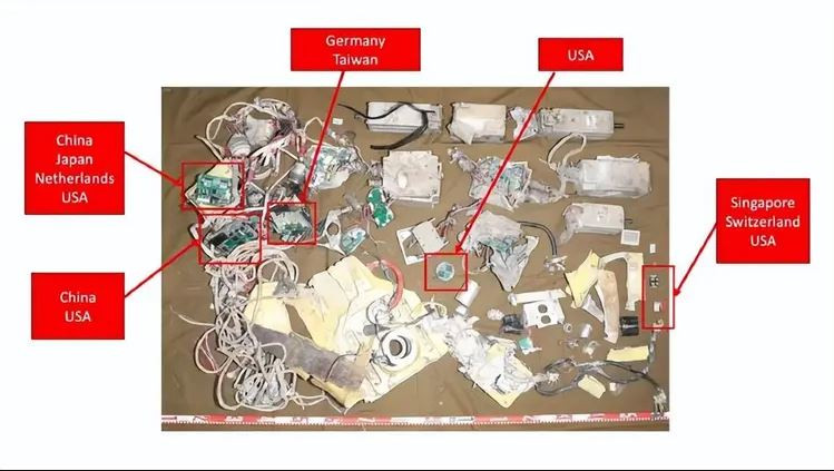 Báo cáo do tổ chức “Nghiên cứu vũ khí xung đột (CAR)”, có trụ sở tại Anh tiến hành, đã kiểm tra 290 bộ phận từ mảnh vỡ của một tên lửa đạn đạo được thu hồi từ vùng Kharkov của Ukraine và phát hiện ra rằng, 75% linh kiện có liên quan đến các công ty được đăng ký tại Mỹ và có trụ sở chính ở đó. 16% khác thuộc về các công ty từ châu Âu, 9% từ châu Á.