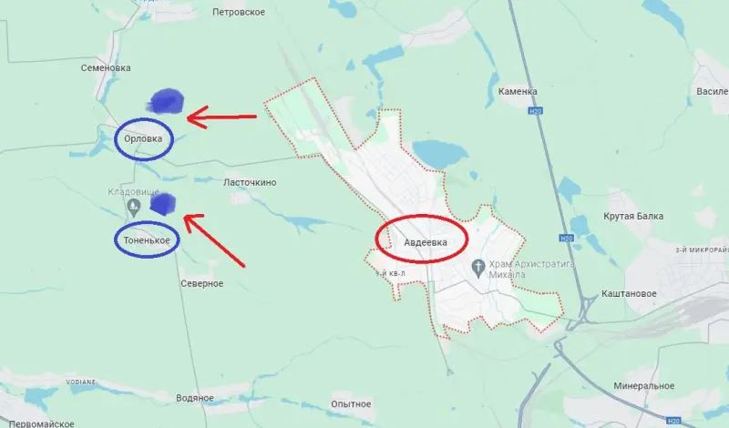 Hiện cũng có thông tin cho rằng, quân Ukraine đang rút lui về khu vực làng Tonenkoye; và trong khi rút lui, quân Ukraine bị tổn thất nặng nề vì pháo binh Nga đang tấn công rất mạnh; ngoài ra, lực lượng không quân chiến thuật cũng tham gia thả bom.