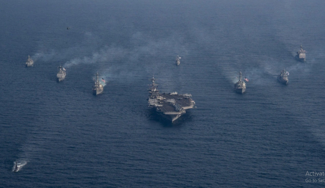 Rất hiếm khi, NATO triển khai cùng lúc 5 nhóm tác chiến tàu sân bay xung quanh một khu vực, trong những thập kỷ gần đây. Theo thông lệ triển khai thường được Quân đội Mỹ áp dụng, việc triển khai một nhóm tác chiến tàu sân bay tại một thời điểm, là hoạt động sẵn sàng chiến đấu bình thường.