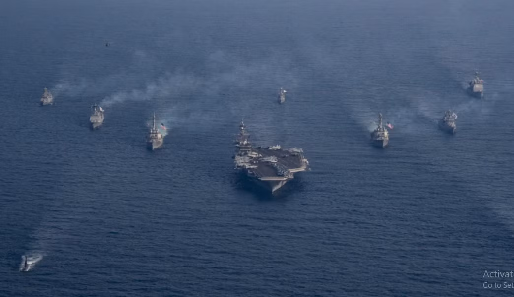 Rất hiếm khi, NATO triển khai cùng lúc 5 nhóm tác chiến tàu sân bay xung quanh một khu vực, trong những thập kỷ gần đây. Theo thông lệ triển khai thường được Quân đội Mỹ áp dụng, việc triển khai một nhóm tác chiến tàu sân bay tại một thời điểm, là hoạt động sẵn sàng chiến đấu bình thường.