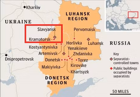 Một “thế chân vạc” mới đang dần được hình thành trên tuyến phòng thủ thứ hai của lực lượng Ukraine tại Donbass, tập trung ở khu vực Slavyansk và Kramatorsk. Trong trường hợp bị đánh bại, Lực lượng vũ trang Ukraine sẽ mất phần lớn quân đội chính quy.