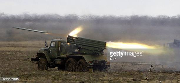 Theo các nguồn tin của nước cộng hòa Donetsk (DPR) tự xưng, các khẩu đội pháo MLRS Grad đang ở trạng thái sẵn sàng chiến đấu hoàn toàn. Trước đó, ngôi làng Novaya Maryevka đã bị pháo kích bằng loại pháo này từ trận địa đặt tại khu vực Granitnoye.