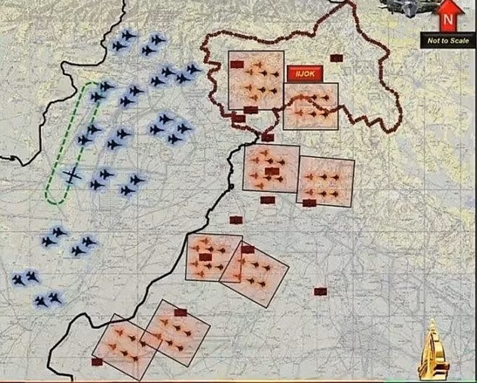 Vào ngày 10/5, Pakistan chính thức tuyên bố phát động chiến dịch mang mật danh "Bức tường sắt" tấn công Ấn Độ và bắt đầu tấn công bằng tên lửa vào các mục tiêu gần thủ đô Ấn Độ.