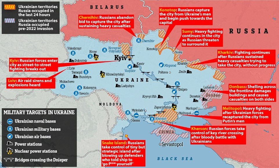 Đó là một nỗ lực để Matxcova buộc chúng tôi đầu hàng. Chúng tôi đã đưa ra cho họ một tín hiệu rằng, các điều khoản của một hiệp ước hòa bình khả thi là có thể dựa trên các điều kiện của Kiev chứ không phải Moscow”; hết lời dẫn.