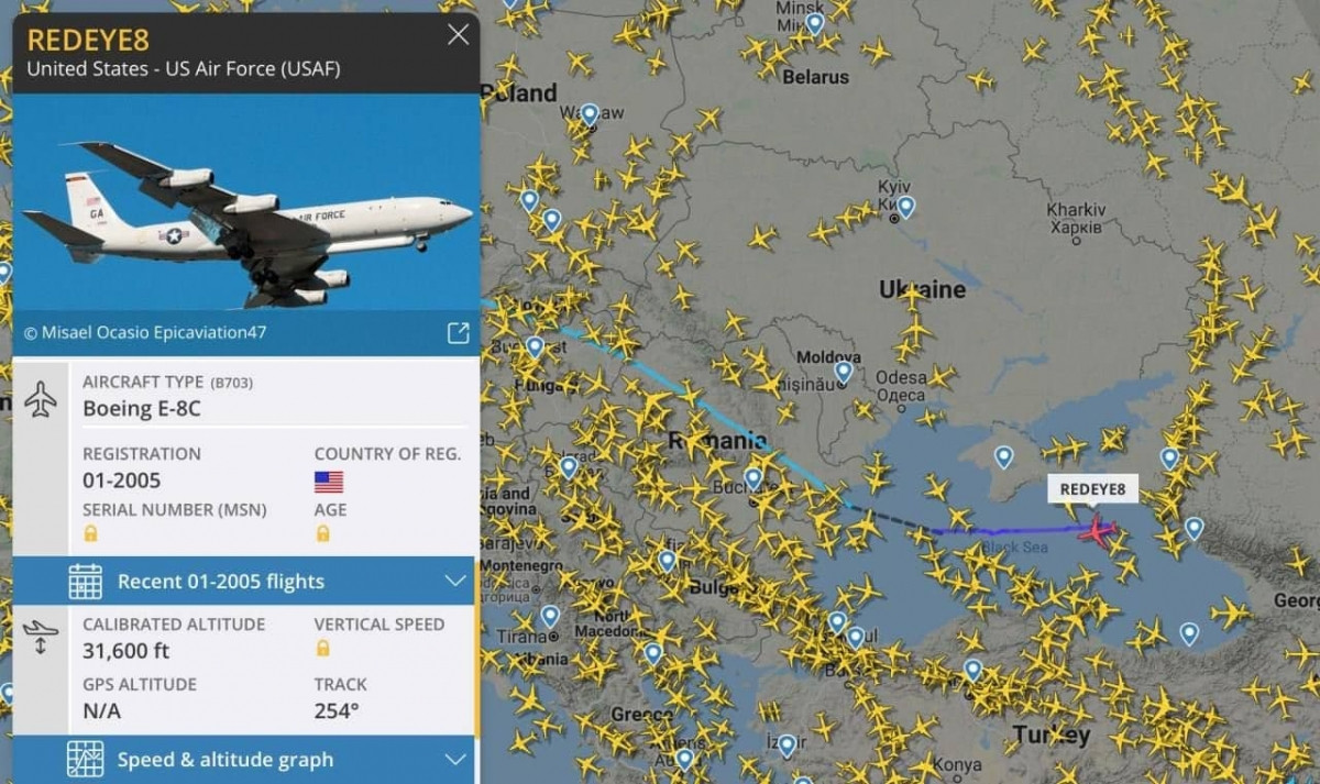 Đánh giá về đường bay, cũng như vị trí hiện tại các tàu chiến của Hải quân Mỹ và các nước NATO khác ở phía đông Biển Đen, có thể Mỹ đang xem xét nghiêm túc khả năng tấn công các nước cộng hòa tự xưng DPR và LPR, bằng tên lửa hành trình Tomahawk.