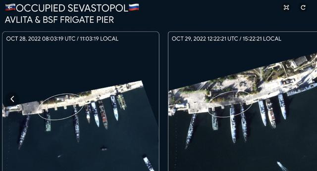 Ảnh vệ tinh tiết lộ cuộc tấn công của Ukraine vào Sevastopol - Hình 9 Anh ve tinh tiet lo cuoc tan cong cua Ukraine vao Sevastopol-Hinh-9