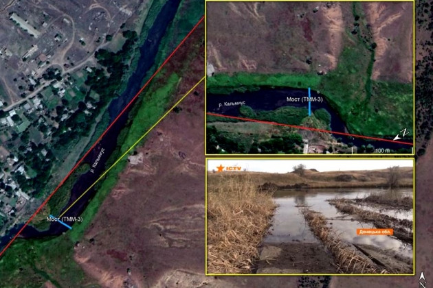 Trong khi đó trên hướng của nước cộng hòa Donetsk (DPN) tự xưng, sau khi chiếm được làng Staromaryevka thuộc phần lãnh thổ DPN ngày 26/10 vừa qua, công binh của Ukraine đã tiến hành bắc cầu phao vượt sông Kalmius, nối giữa làng Staromaryevka và khu vực do phía Ukraine kiểm soát.