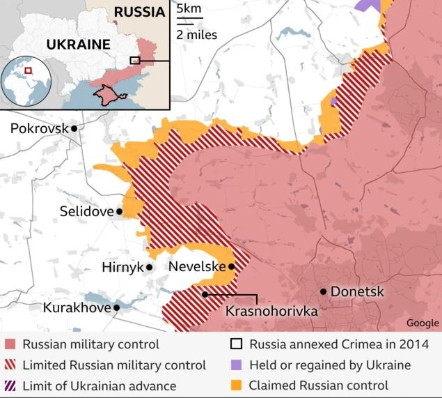 Đánh giá từ những thông tin chiến trường, theo thời gian thực được gửi về từ mặt trận, sức mạnh của quân đội Nga theo hướng Pokrovsk, hiếm khi kém hơn Quân đội Ukraine. Việc tận dụng khả năng cơ động và tập hợp thêm quân trong các trận đánh then chốt, khiến các đơn vị quân Nga trên hướng mặt trận Pokrovsk có sức mạnh rất đáng ngạc nhiên. 