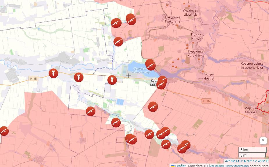 Quan sát trên bản đồ chiến trường Liveuamap cho thấy, ở phía nam Kurakhove, miệng vòng vây chỉ còn 5 km. Nếu quân Ukraine không rút lui kịp thời, mà Quân đội Nga có thể tận dụng tốt ưu thế về sức mạnh, kiên quyết bao vây và tiêu diệt ba lữ đoàn này, sau đó kiểm soát toàn bộ Kurakhove, chắc chắn sẽ dẫn đến những thay đổi lớn trên mặt trận Pokrovsk - Kurakhove. 