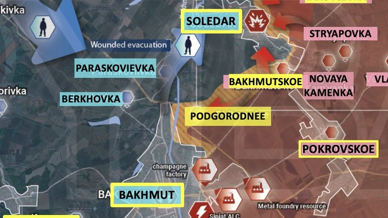 Theo các chuyên gia phương Tây, việc Quân đội Ukraine để mất Bakhmut là không thể tránh khỏi, vì các cuộc tiến công cực kỳ mạnh mẽ của Quân đội Nga đã được phát hiện từ hướng đông; và trong những ngày tới, thành phố sẽ bị bao vây hoàn toàn.