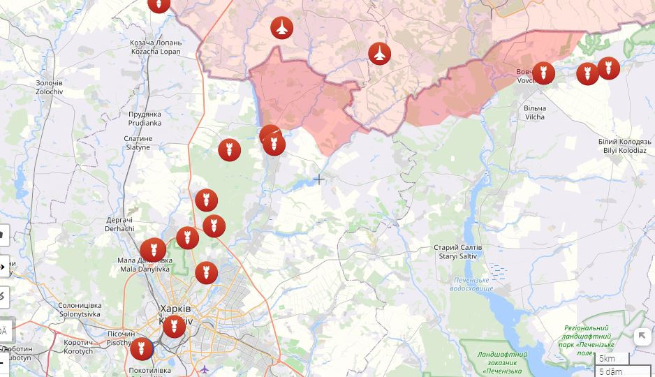 Trong khi đó, Cụm quân phía Bắc mới thành lập của Nga đã phát động chiến dịch Kharkov vào giữa tháng 5, mục đích là nhằm thu hút một số quân Ukraine từ mặt trận phía bắc Donetsk, để tạo điều kiện tốt hơn cho cánh quân ở mặt trận trung tâm Donbass tiếp tục đột phá trên toàn mặt trận. 