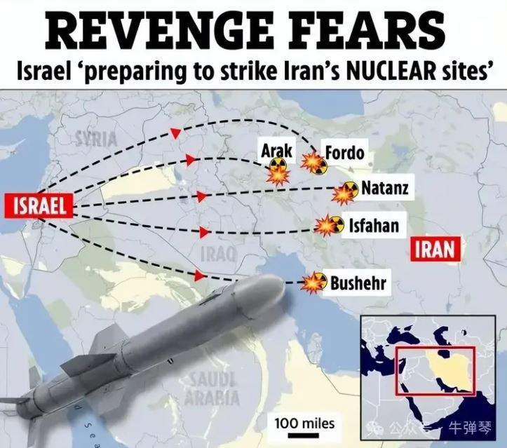 Nếu Israel cố tình trả đũa Iran, thì các căn cứ quân sự và cơ sở hạt nhân của Iran có thể nằm trong số các mục tiêu ưu tiên. Tuy nhiên khoảng cách từ lãnh thổ Israel đến Iran là quá xa, trong khi Israel không có nhiều tên lửa đạn đạo, mà phải sử dụng máy bay chiến đấu. 