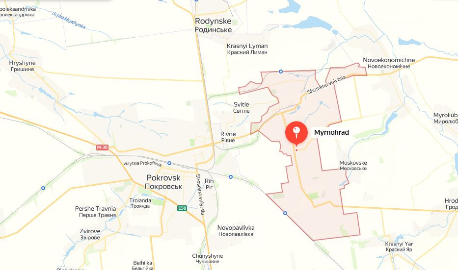 Tuy nhiên, Mirnograd là một thành phố trải dài từ bắc xuống nam và hẹp từ đông sang tây; không có sông lớn hay hồ chứa nước nào, để làm rào cản tự nhiên. Nếu RFAF tấn công từ phía nam lên phía bắc, khả năng phòng thủ của thành phố chắc chắn là tốt hơn Kurakhove.