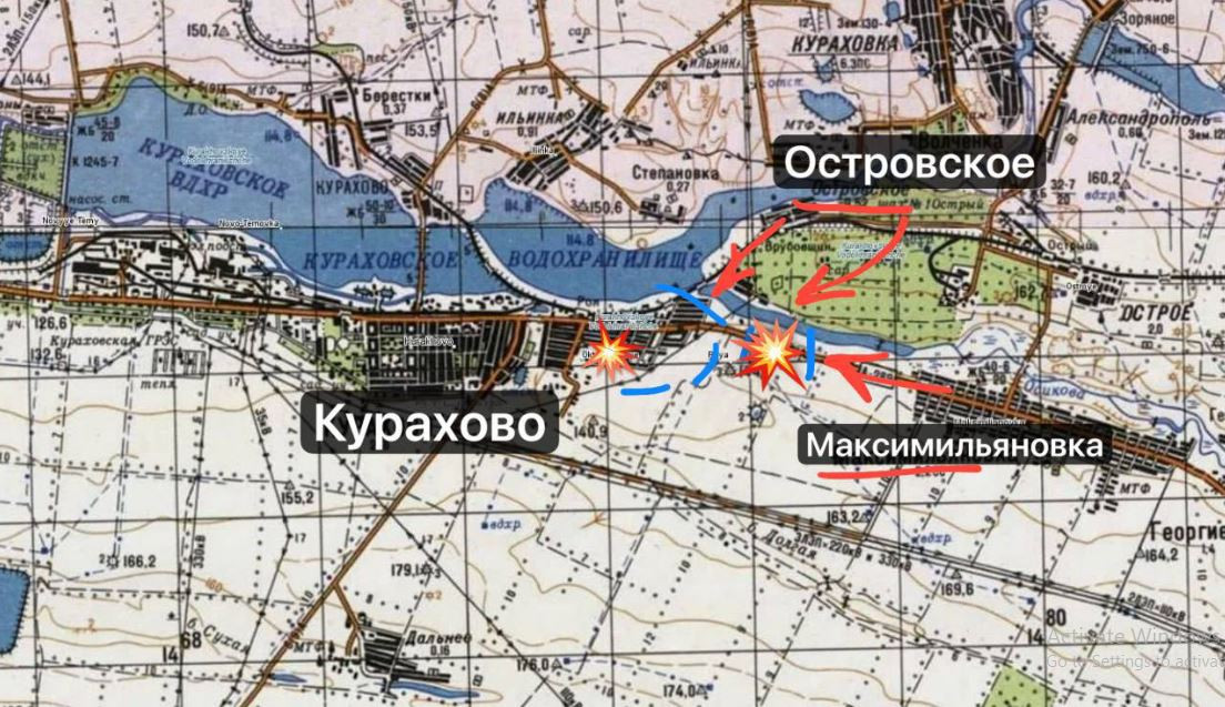 Nhưng các kênh quân sự của cả Nga và Ukraine đều đưa tin, các trận chiến giành Kurakhove vẫn đang diễn ra ác liệt. Hiện tại, một số đơn vị Nga đang tấn công từ phía nam và đông nam, trong khi một số đơn vị khác của Nga đang hoạt động từ phía bắc, vòng qua hồ chứa.