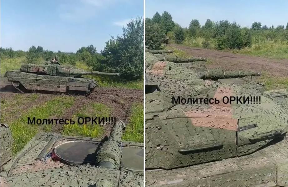 Vào ngày 10/7, một đoạn video ngắn xuất hiện trên các nguồn tin Ukraine, cho thấy những chiếc Strv 122 của Thụy Điển. Chúng có thể nhận biết qua các đường viền đặc trưng của thân xe và tháp pháo, cũng như một số yếu tố bên ngoài. Ngoài ra, Strv 122 sử dụng lưới ngụy trang Barracuda; trang bị này đặc trưng cho Leopards 2A5, ở phiên bản dành cho Thụy Điển.