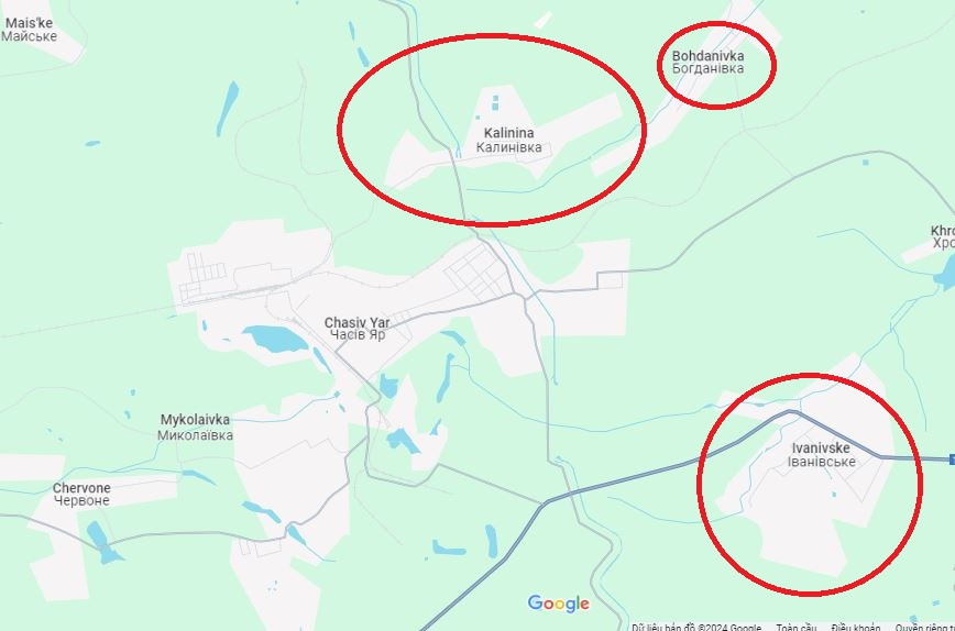 Vào ngày 4/6, khói chiến tranh một lần nữa tràn ngập không khí xung quanh thành phố Chasov Yar. Kênh Geroman đưa tin, Quân đội Nga đã mở cuộc tấn công thần tốc vào phía sườn phía bắc Chasov Yar và bất ngờ chiếm được vị trí trọng điểm là làng Kalinina.