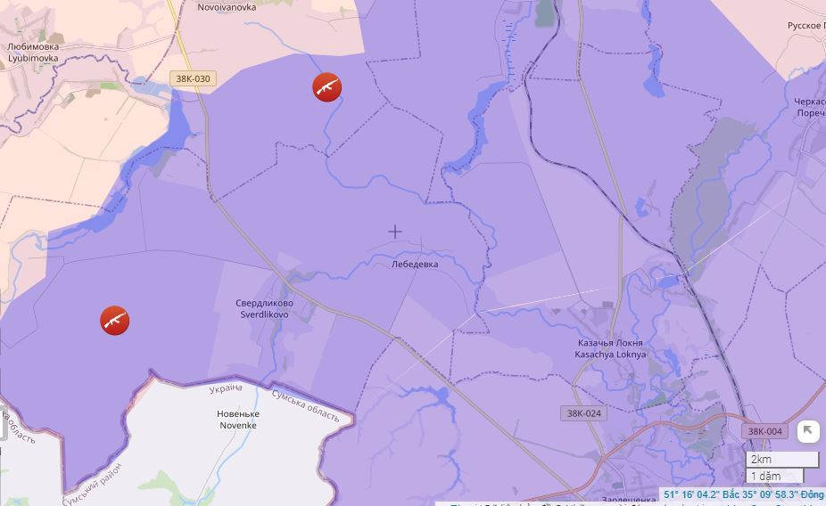 Những gì đang diễn ra vẫn còn nằm trong màn sương mù, nhưng có thể nói chắc chắn một số điều. Trong 2 ngày qua, phía Kiev đã thừa nhận mất ngôi làng Sverdlikovo ở mặt phía tây của "vòng cung". Các hình ảnh từ hiện trường đã xuất hiện, cho thấy rõ ràng rằng RFAF đang kiểm soát ngôi làng có giá trị chiến thuật rất lớn này. 