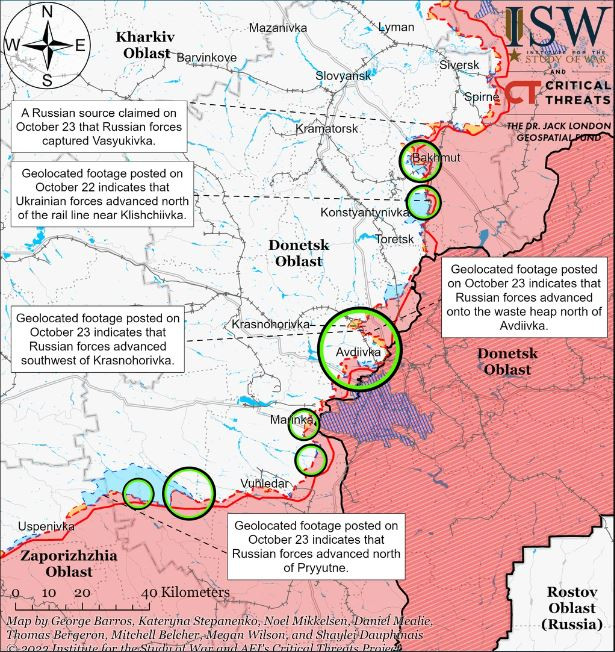 Sau khi Marinka bị quân Nga tràn ngập, Quân đội Ukraine đóng quân ở Avdiivka bỗng rơi vào tình trạng sống bấp bênh, “một ngày dài như một năm”, lực lượng ngày càng bất lợi và có nguy cơ phải đối mặt với sự sụp đổ của tuyến phòng thủ bất cứ lúc nào. 