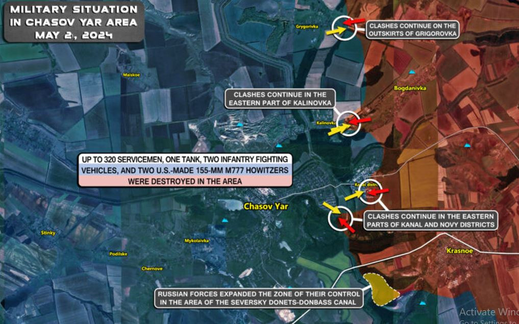Trong những ngày qua, khi mọi chú ý đổ dồn về mặt trận Kharkov, thì cuộc tiến công của lính dù Nga gần Chasov Yar buộc Bộ Tổng tham mưu Quân đội Ukraine phải chuyển thêm lực lượng dự bị sang hướng này và các trận đánh khốc liệt đang diễn ra.
