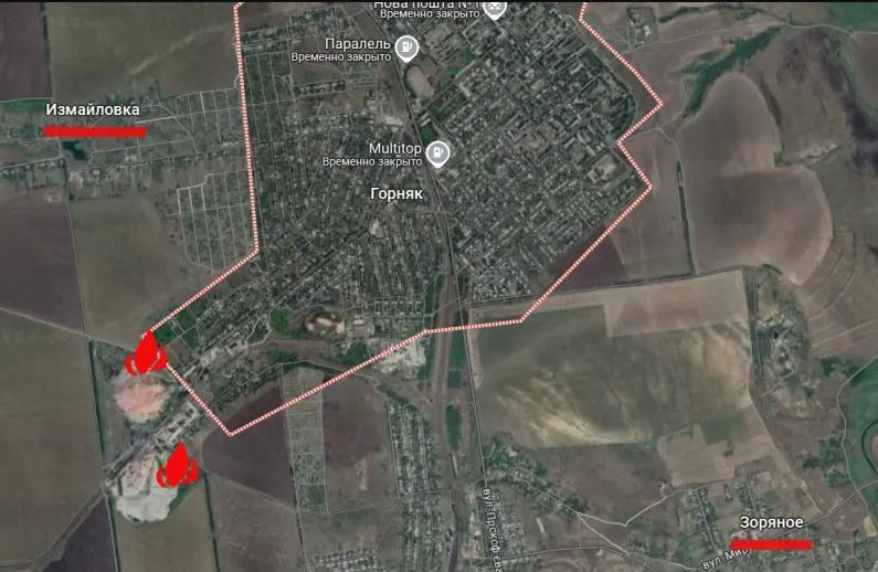 Quân đội Nga trước đây đã chiếm đóng các khu vực phía bắc, tây bắc và trung tâm thị trấn Gornyak. Nếu chiếm được mỏ số 42, quân Nga sẽ có thể tấn công phía nam thành phố từ phía sau. Khi đó, chỉ có phần phía nam của Gornyak là quân Nga chưa thể chiếm được.